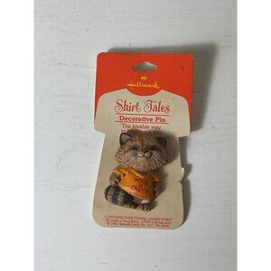 Hallmark 1982 Shirt Tales Wild & Crazy Tyg Tiger Decorative Pin